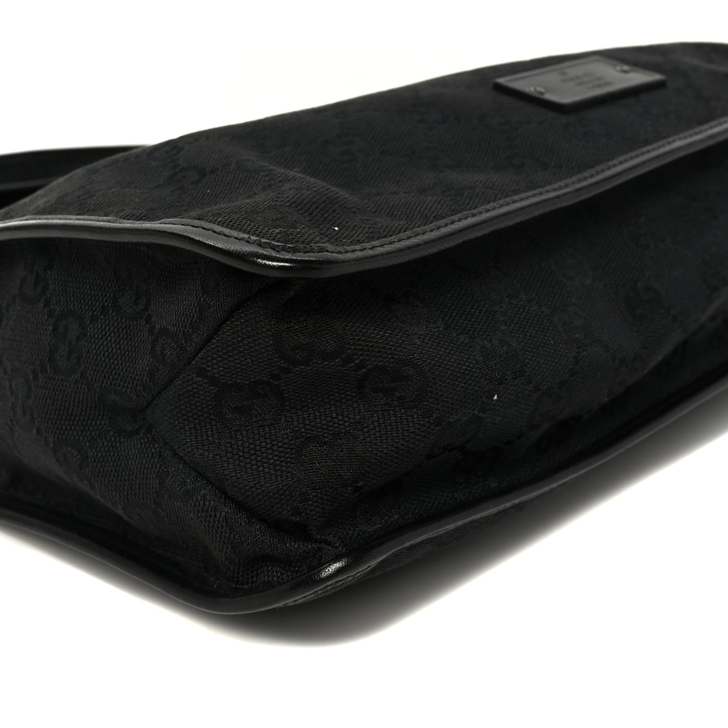 GG Monogram Messenger Crossbody Bag Black