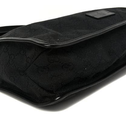Gucci GG Monogram Messenger Crossbody Bag Black 8 of 9