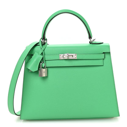 Hermes Epsom Kelly Sellier 25 Vert Comics 1 of 11