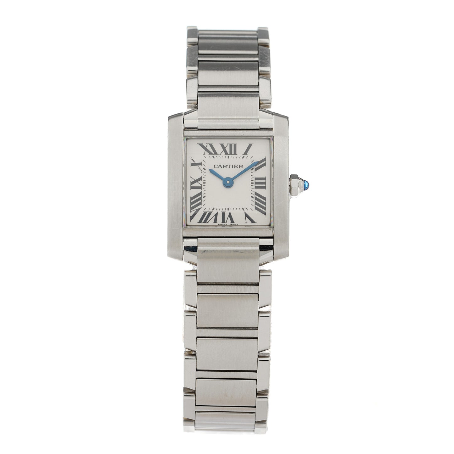 Stainless Steel 20mm Tank Francaise Quartz Watch
