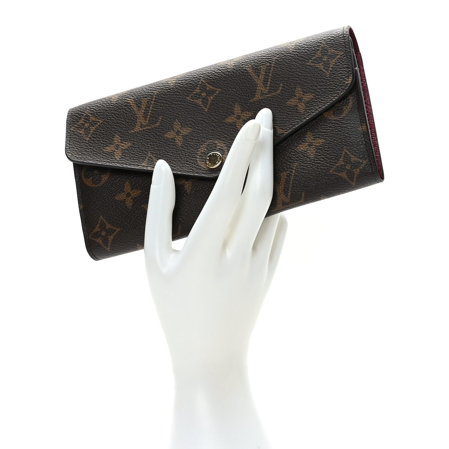 Monogram Sarah Wallet NM Fuchsia