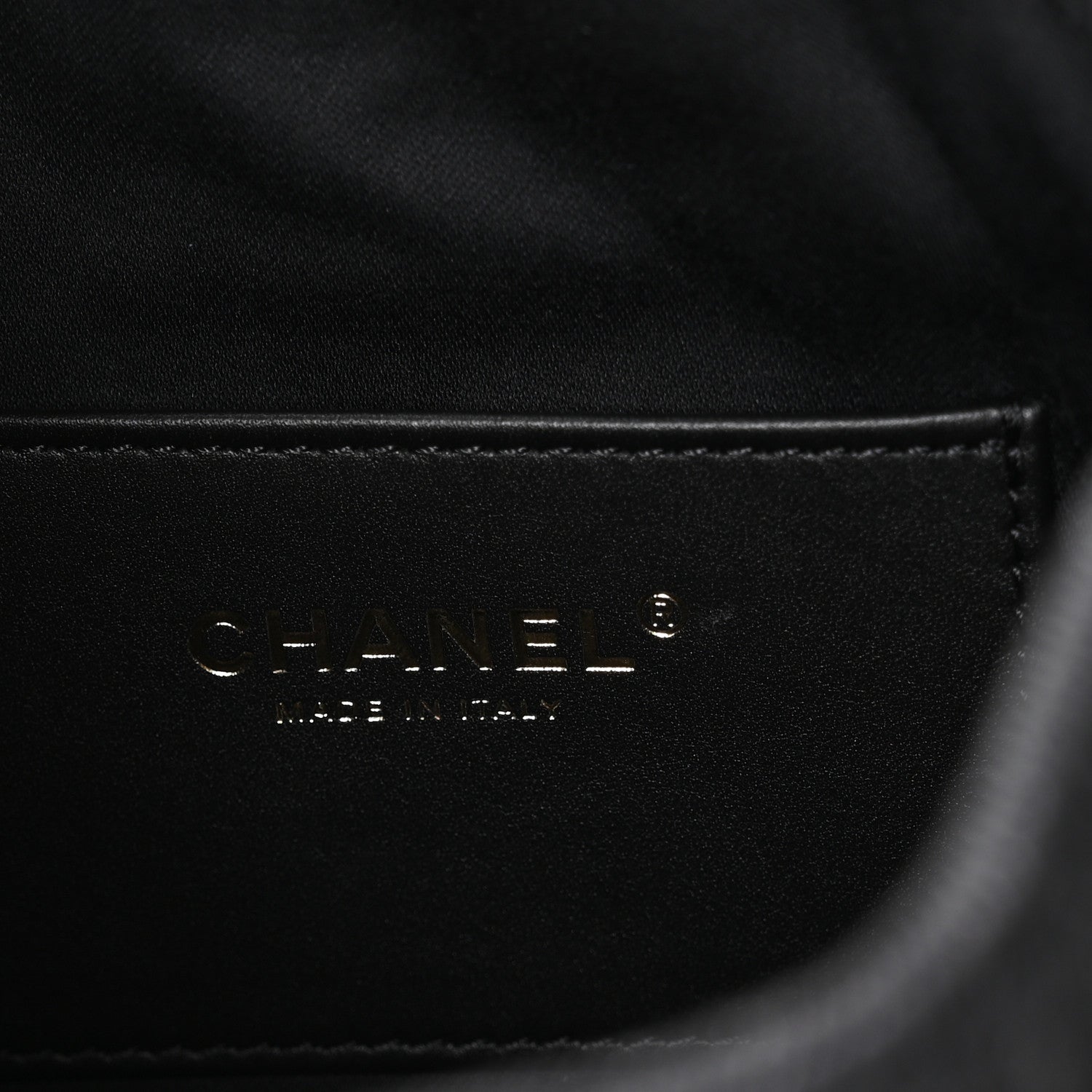 Chanel Washed Denim Quilted Mini Chanel 25 Handbag Black 6 of 11