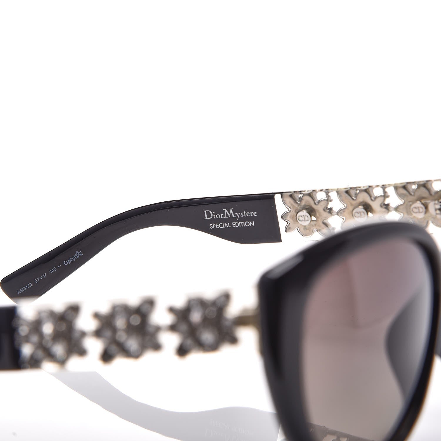 Christian Dior Crystal Mystere Sunglasses Black 6 of 8