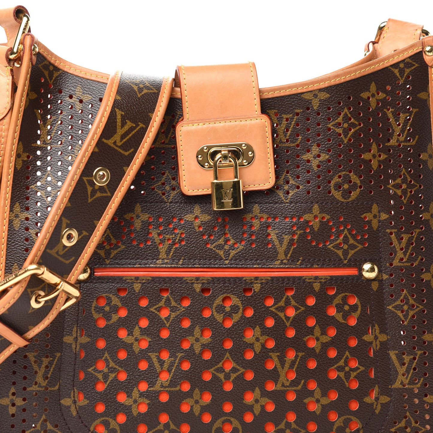 Monogram Perforated Musette Orange