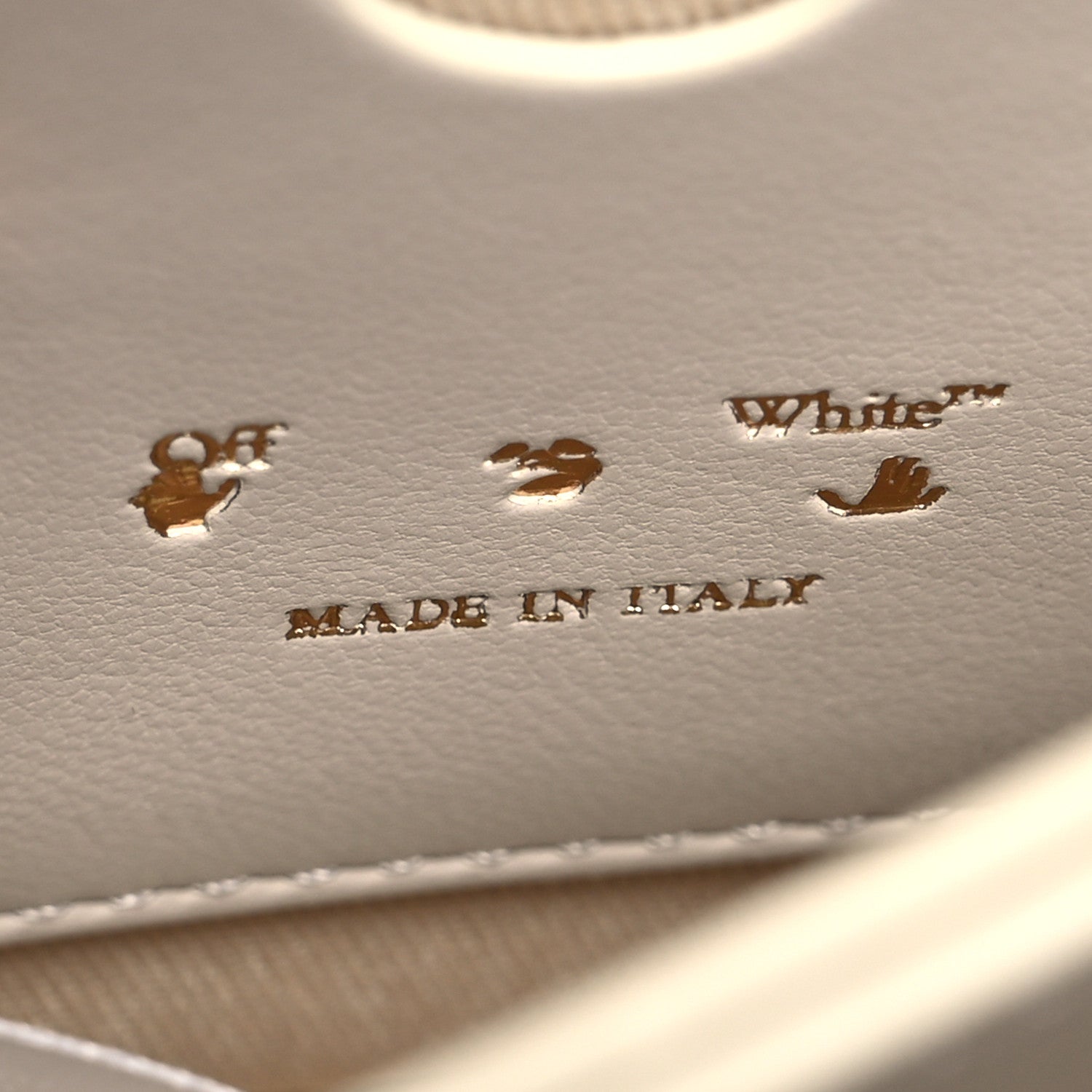 Off-White Calfskin Diagonal Quilted Jackhammer 19 Shoulder Bag White 7 of 16