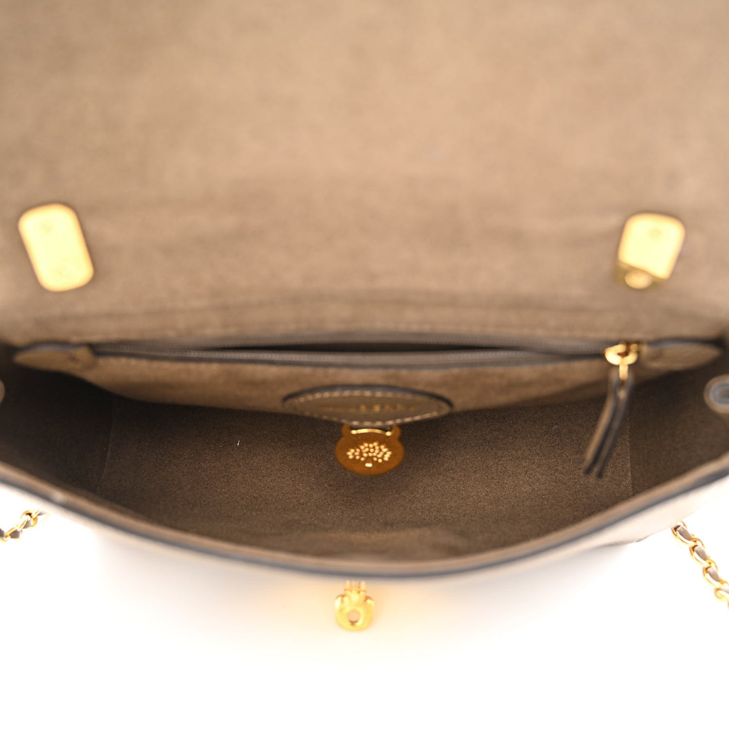 Classic Calfskin Small Lily Flap Clay