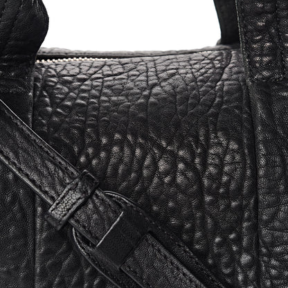 Alexander Wang Pebbled Lambskin Rocco Black Rose Gold Hardware 7 of 11