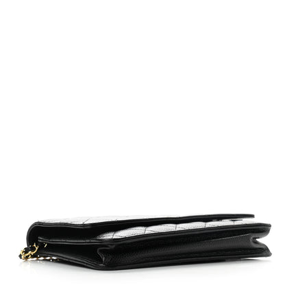 Chanel Caviar Quilted Wallet On Chain WOC Black 5 of 13