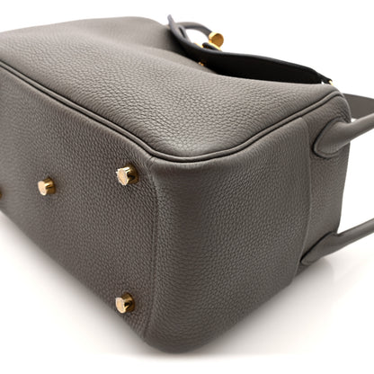 Hermes Taurillon Clemence Lindy 26 Etain 10 of 11