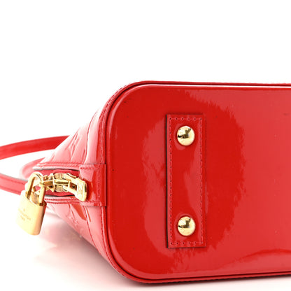Louis Vuitton Vernis Alma BB Cherry 8 of 9