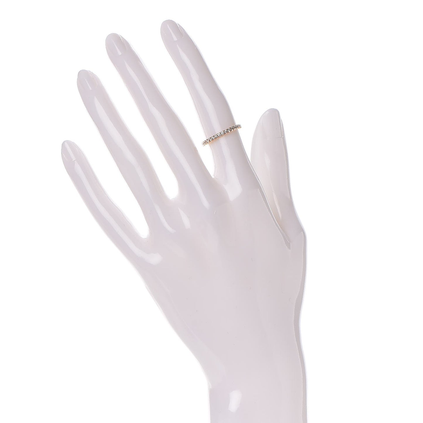 18K Yellow Gold Diamond 2mm Étincelle de Wedding Band Ring 49 4.75