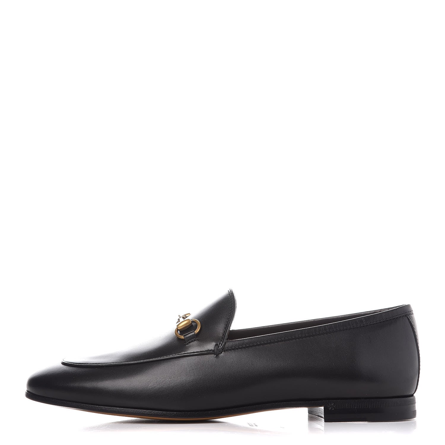 Gucci Calfskin Womens Jordaan Loafers 40 Black 1 of 11