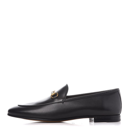 Gucci Calfskin Womens Jordaan Loafers 40 Black 1 of 11