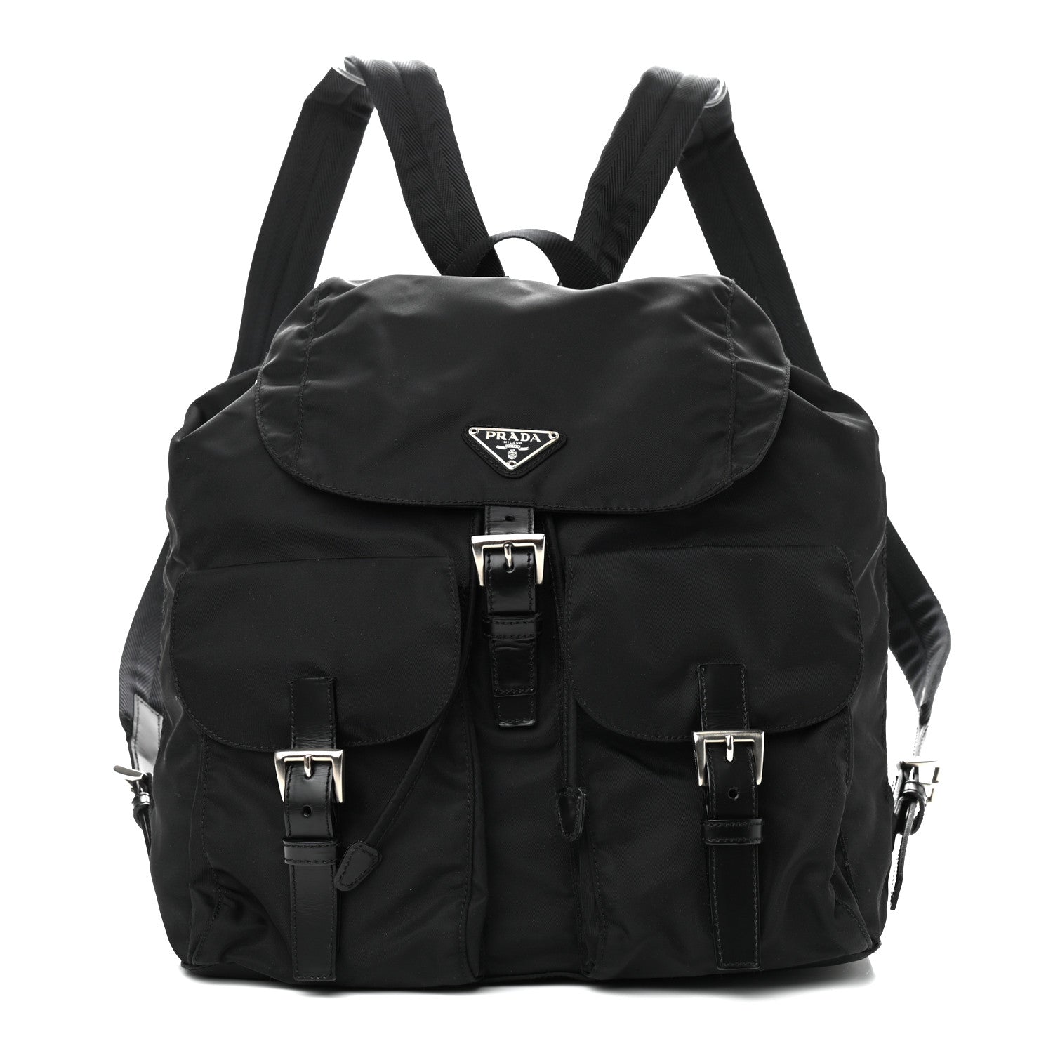 Prada Tessuto Nylon Vela Small Backpack Black 1 of 11