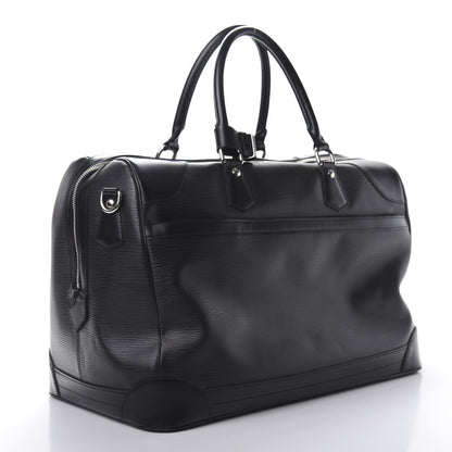 Louis Vuitton Epi Sac Bourget 50 Black 2 of 17