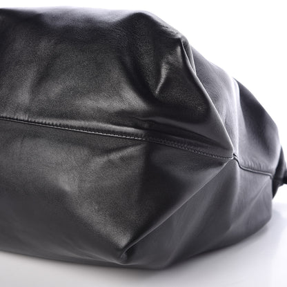Saint Laurent Lambskin Teddy Drawstring Bag Black 13 of 13