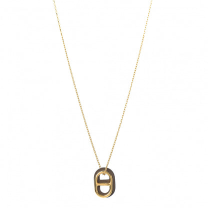 Hermes Swift O'Maillon Pendant Necklace Etoupe 1 of 6