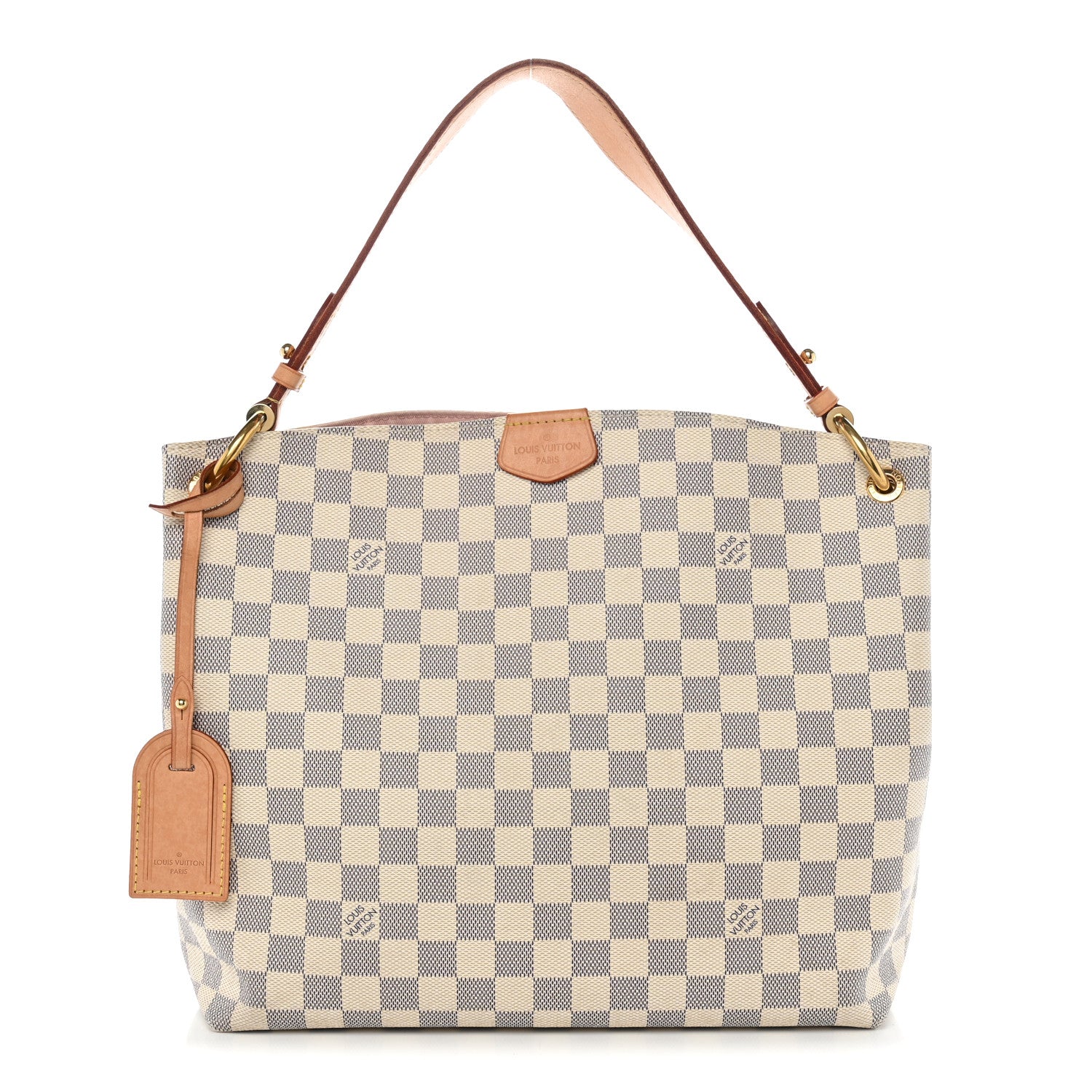 Louis Vuitton Damier Azur Graceful PM Rose Ballerine 1 of 10