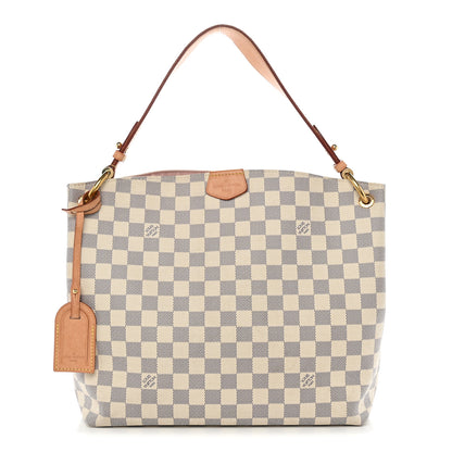Louis Vuitton Damier Azur Graceful PM Rose Ballerine 1 of 10