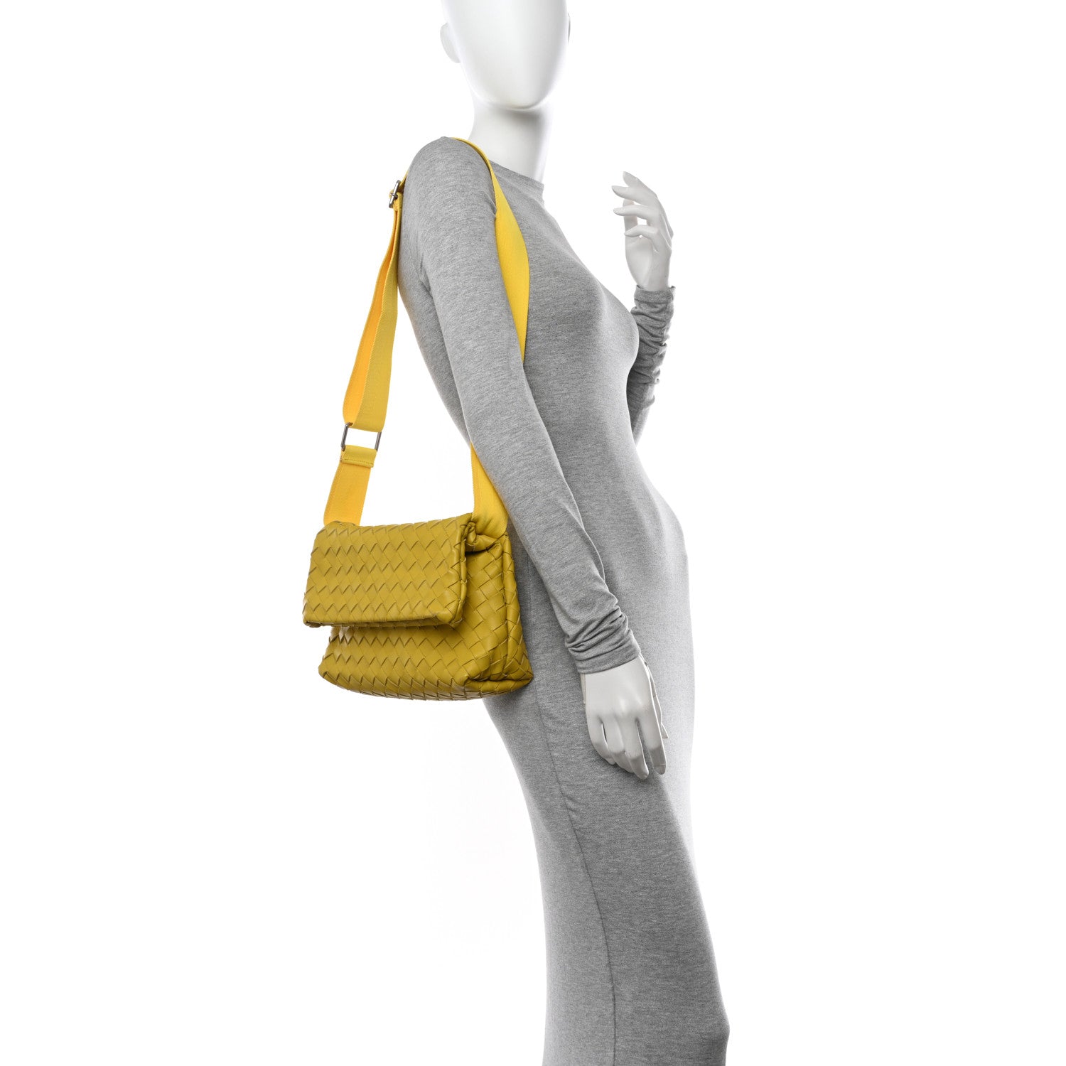 Bottega Veneta Nappa Intrecciato Small Fold Crossbody Messenger