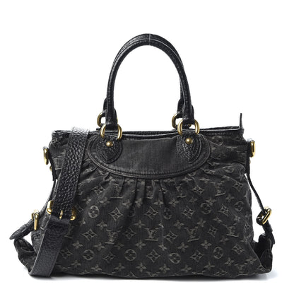 Louis Vuitton Denim Neo Cabby MM Black 1 of 9
