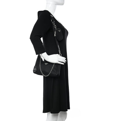 Prada Nylon Re-Edition 2005 Shoulder Bag Black 3 of 11