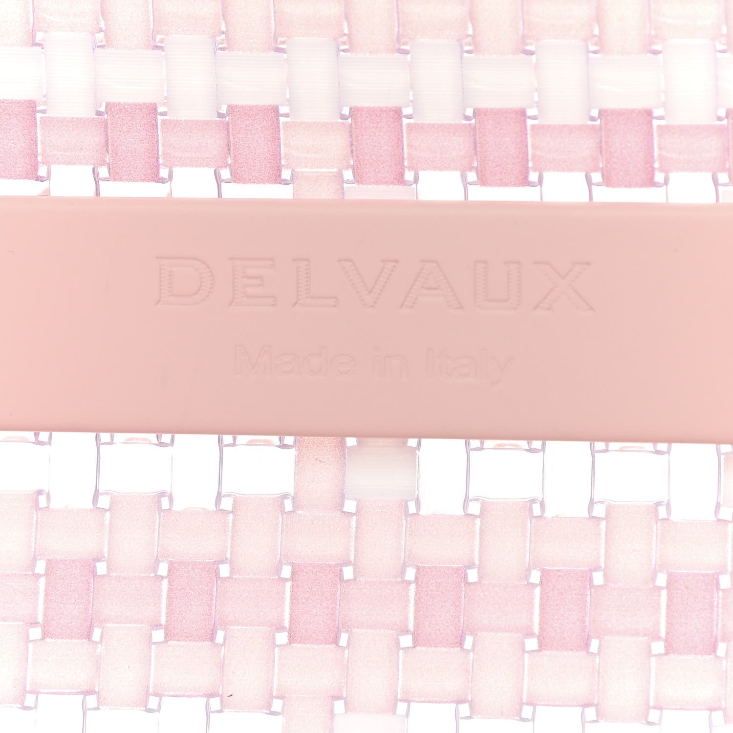Delvaux Vinyl Gingham The Dreamer MM Brillant Satchel Pink 6 of 10