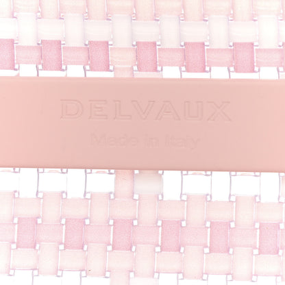 Delvaux Vinyl Gingham The Dreamer MM Brillant Satchel Pink 6 of 10