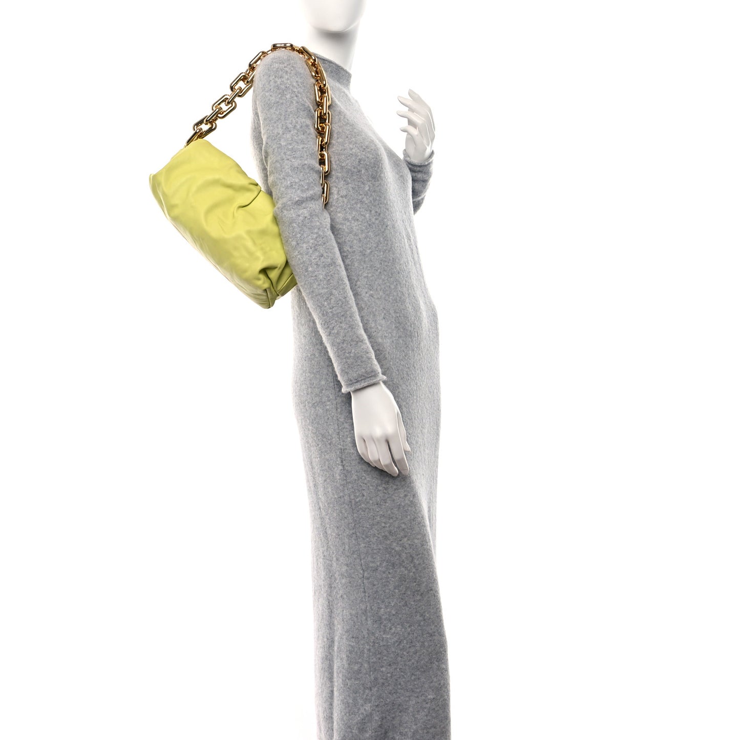 Calfskin The Pouch Chain Seagrass