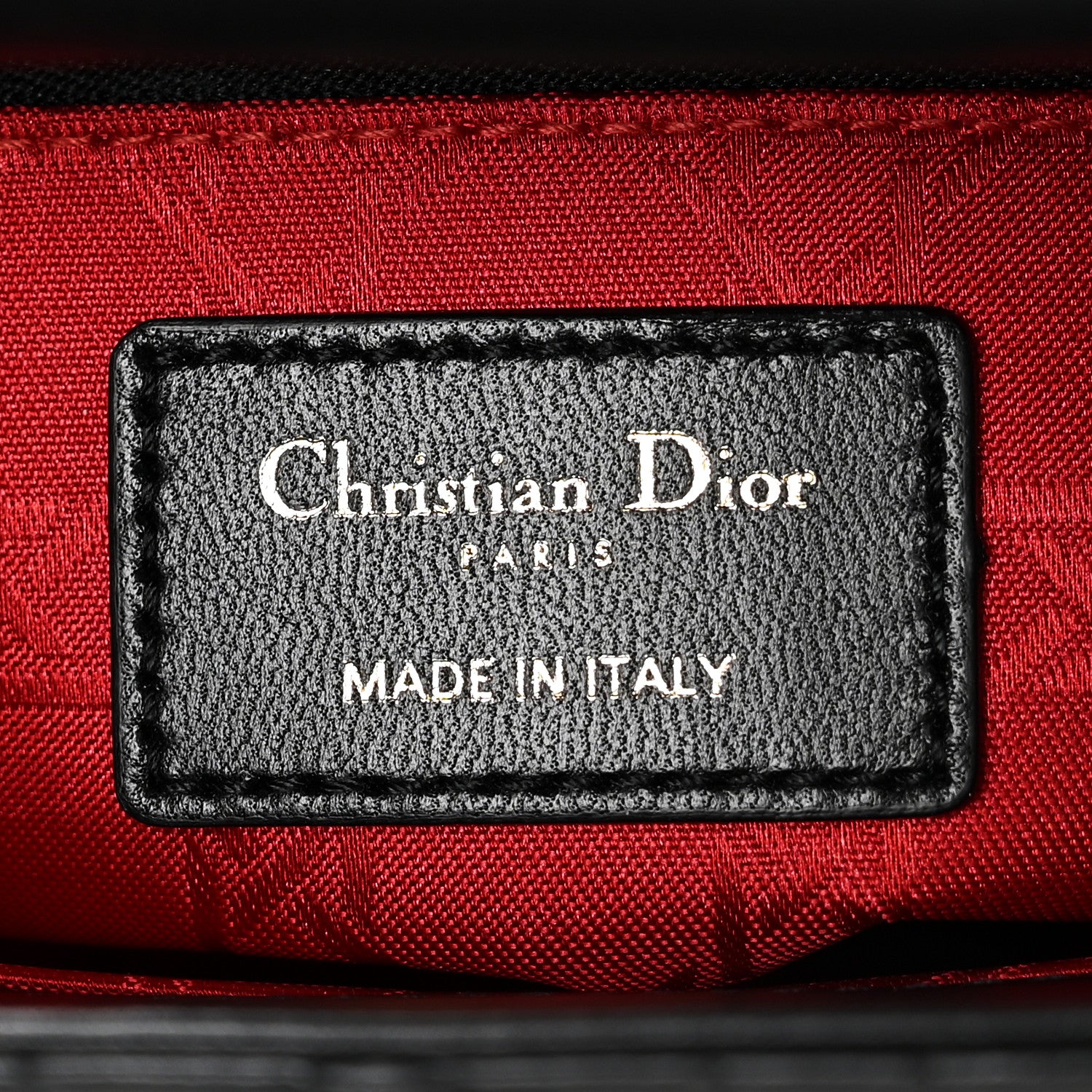 Christian Dior Lambskin Cannage Small My ABCDior Lady Dior Black 6 of 11