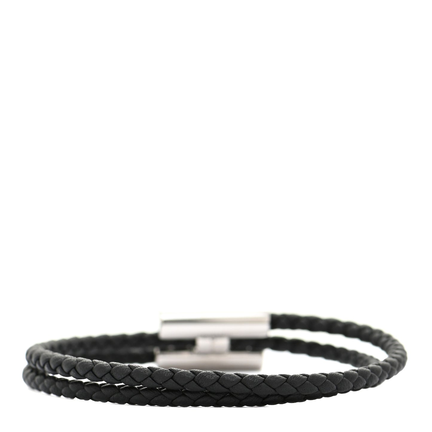 Swift Double Wrap Cord Tournis Tresse Bracelet Black