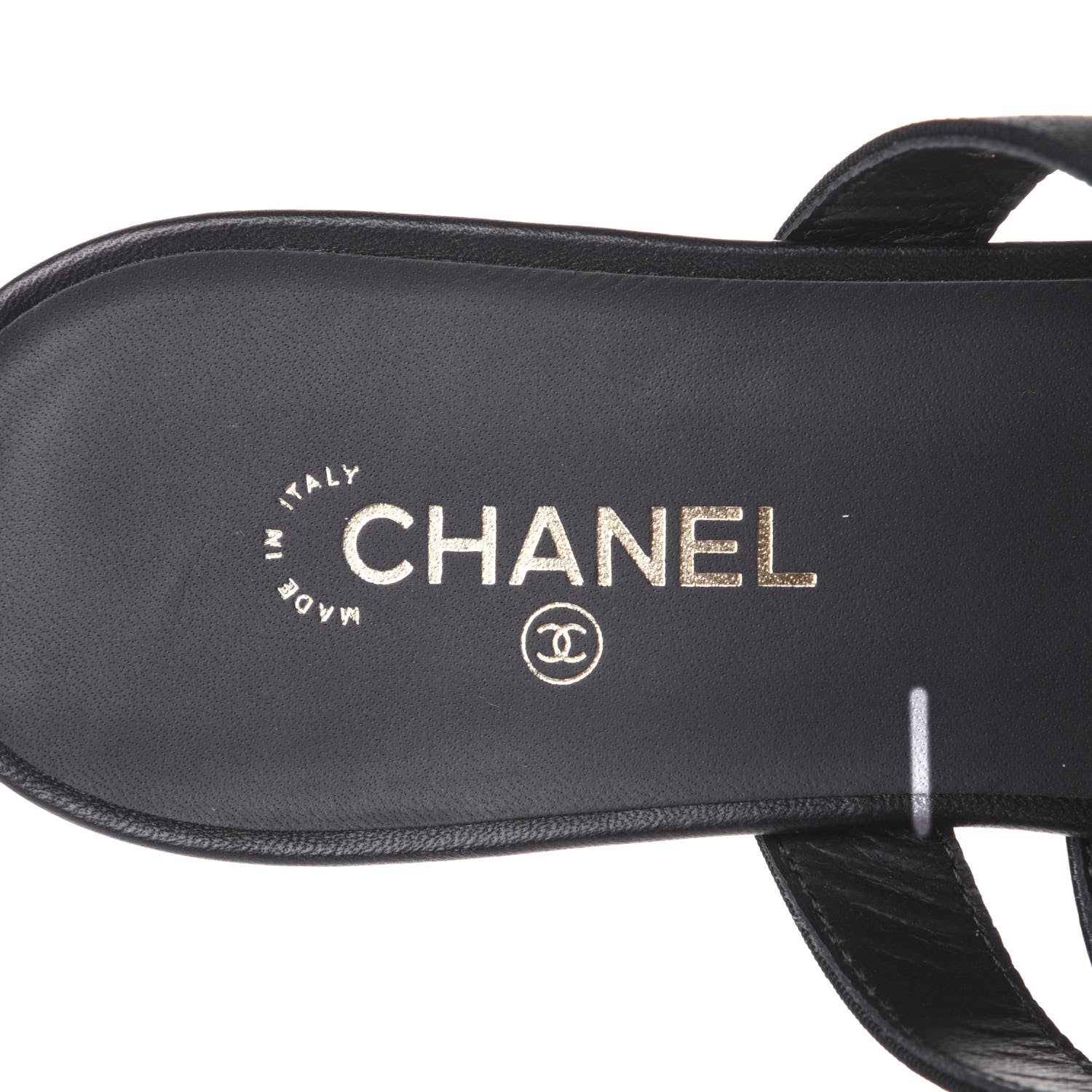 Chanel Grosgrain Pearl Mules 37.5 Black 9 of 11