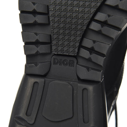 Christian Dior Oblique Smooth Calfskin Combat Boots 41 Beige Black 7 of 8
