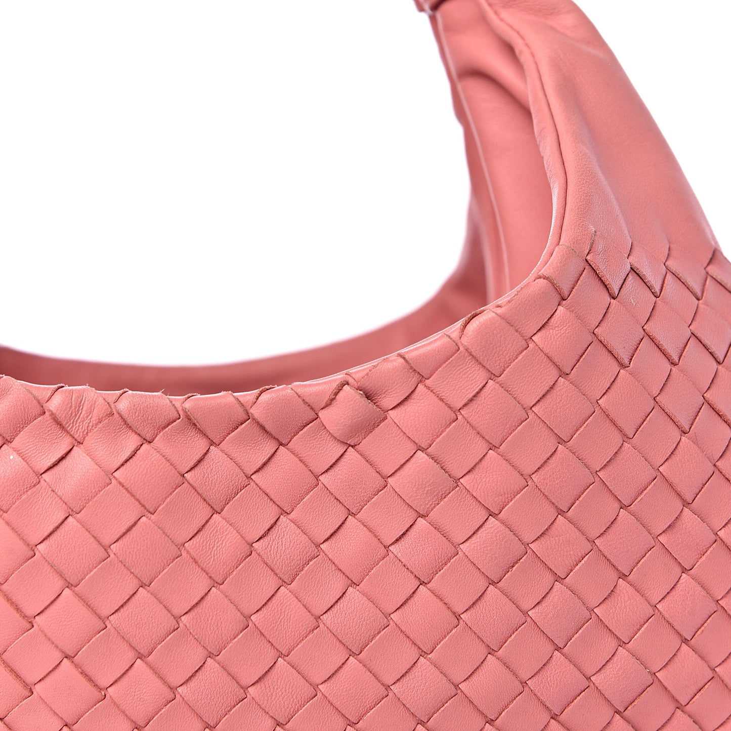 Nappa Intrecciato Medium Campana Petal Pink