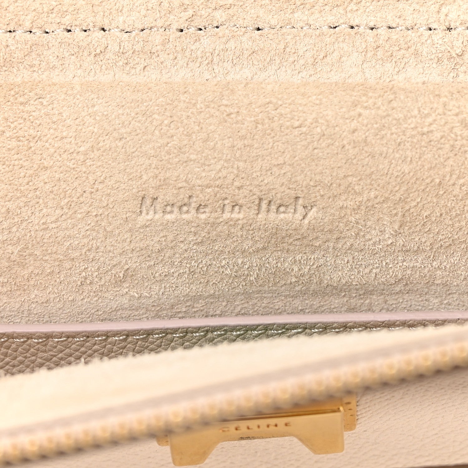 Celine Grained Calfskin Micro Belt Bag Light Taupe 7 of 17