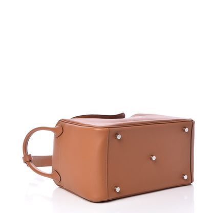 Hermes Swift Epsom Lindy 30 Tressage De Cuir Gold Black Craie 4 of 11