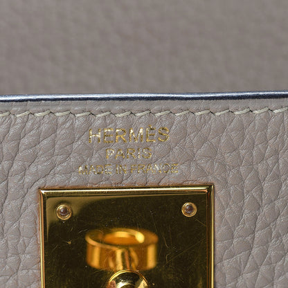 Hermes Togo Kelly Retourne 28 Gris Tourterelle 9 of 19