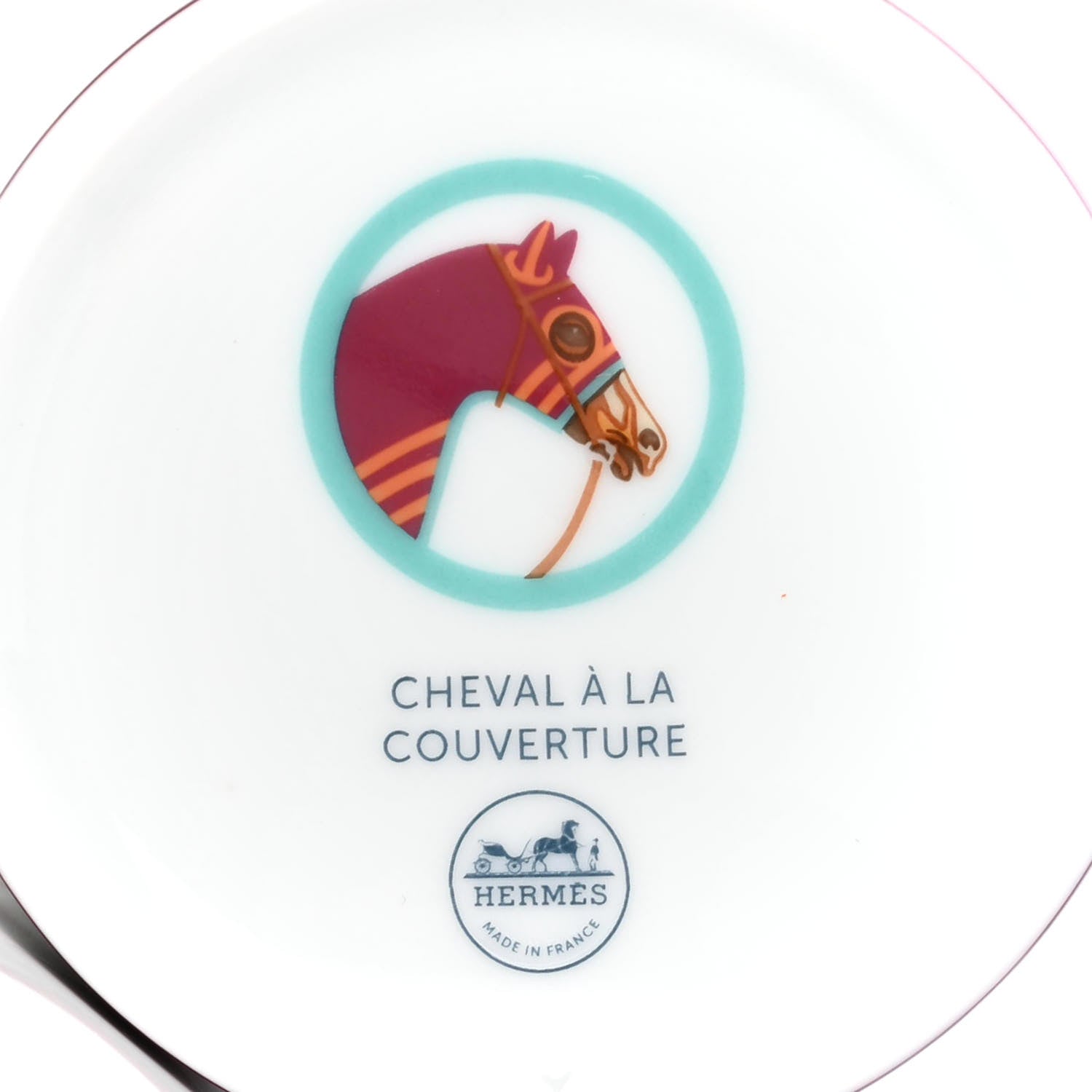Hermes Porcelain Cheval A La Couverture Mug 6 of 8