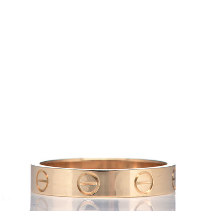 Cartier 18K Yellow Gold 3.5mm LOVE Wedding Band Ring 52 6 3 of 5