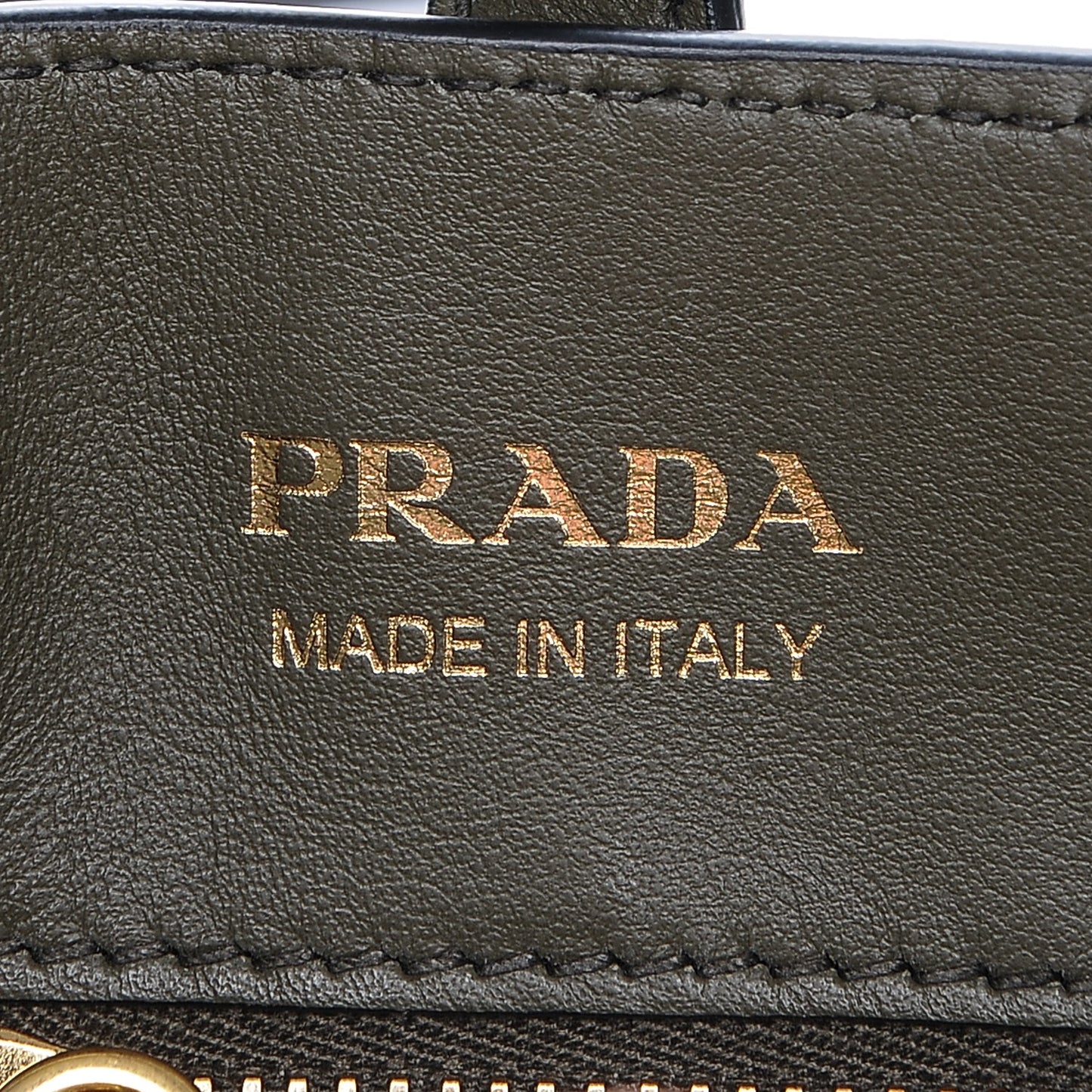 Saffiano Cuir Calf Corsaire Bag Militare Black