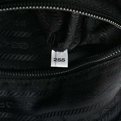 Prada Tessuto Nylon Studded New Vela Shoulder Bag Black Fuoco 8 of 14