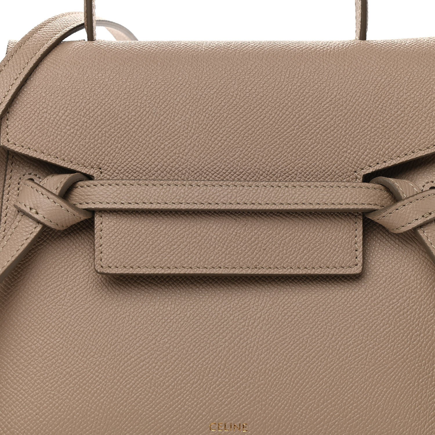 Celine Grained Calfskin Nano Belt Bag Light Taupe 10 of 11
