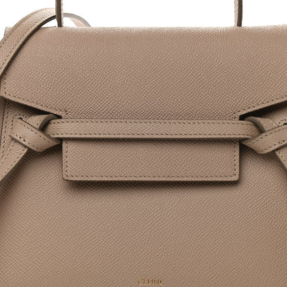 Celine Grained Calfskin Nano Belt Bag Light Taupe 10 of 11