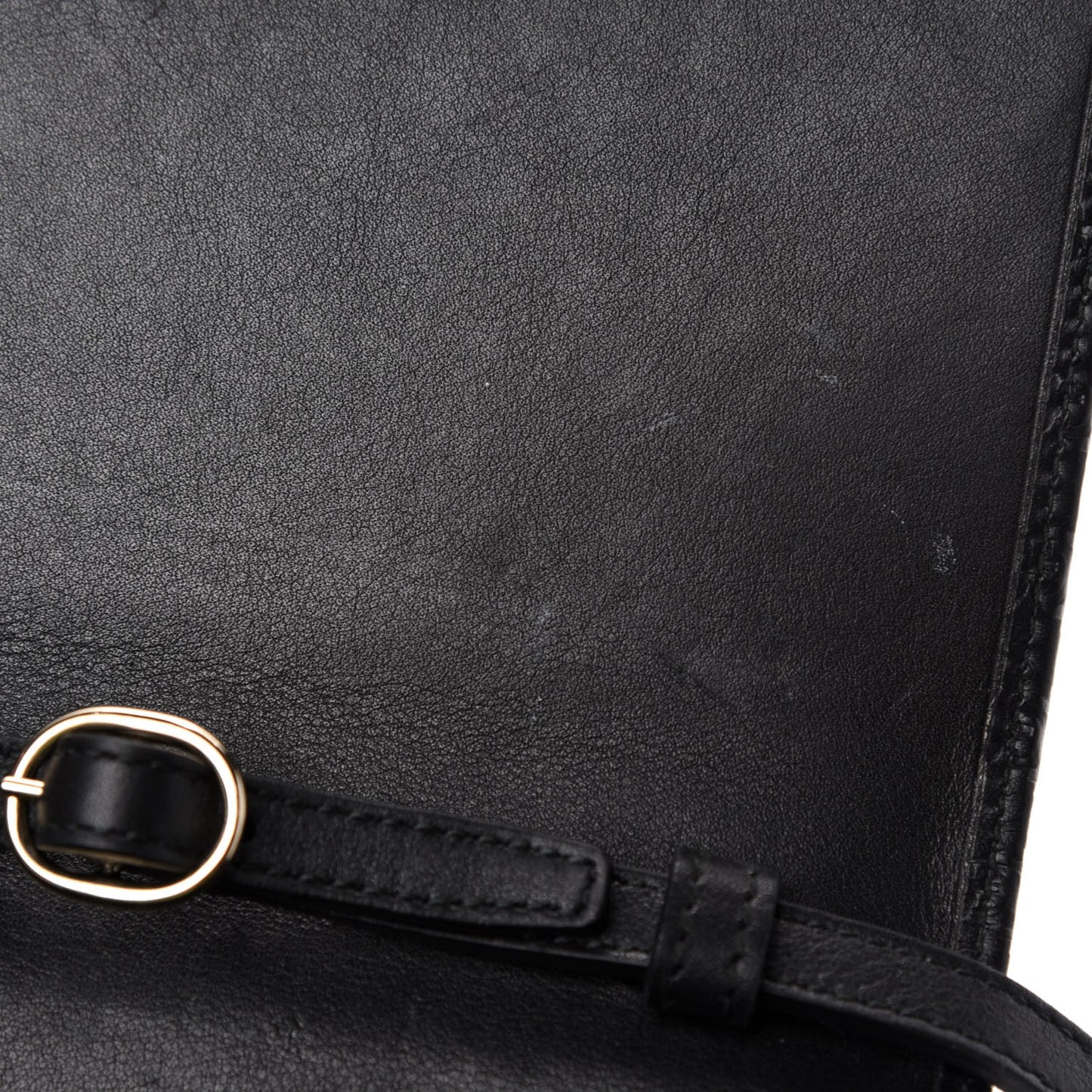 Microguccissima Crossbody Wallet Black