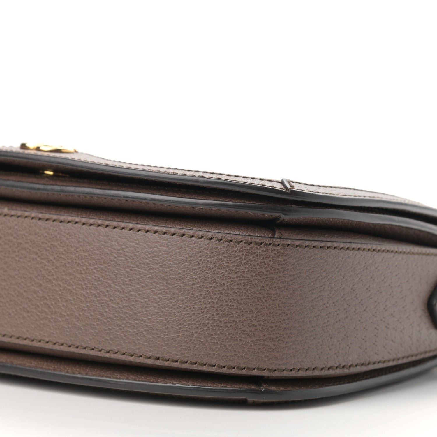 Gucci GG Supreme Monogram Web Small Ophidia Flap Messenger Bag Brown 10 of 11