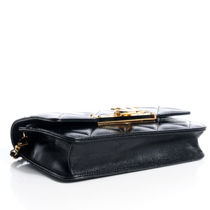 Chanel Lambskin Golden Class Wallet on Chain WOC Black 4 of 9