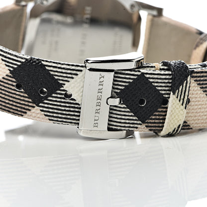 Burberry Stainless Steel Calfskin 34mm Heritage Nova Check Quartz Watch BU9113 6 of 9