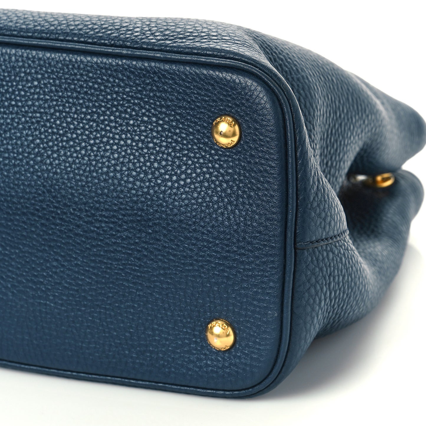 Vitello Daino Top Handle Bag Baltico