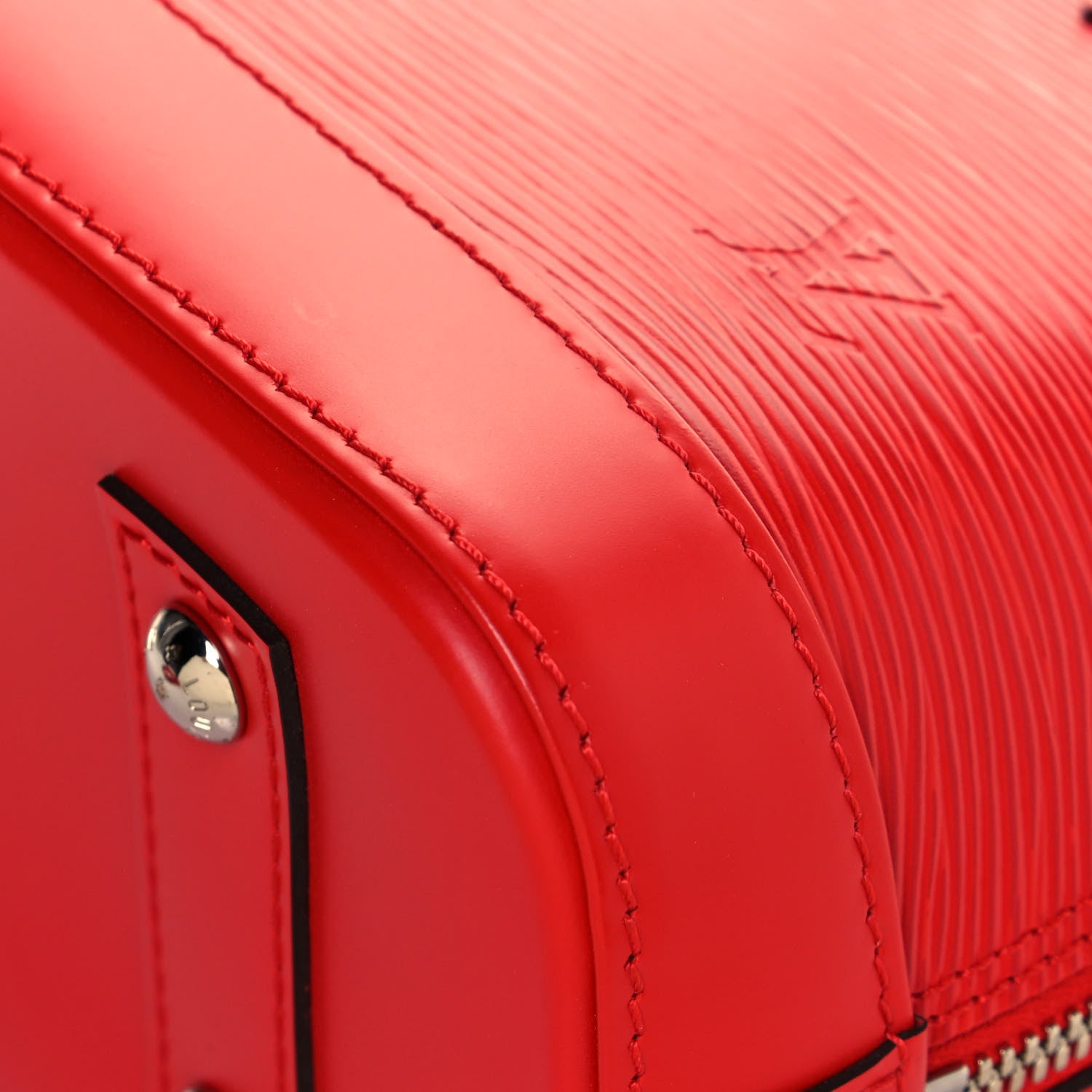 Louis Vuitton Epi Alma BB Coquelicot 9 of 12