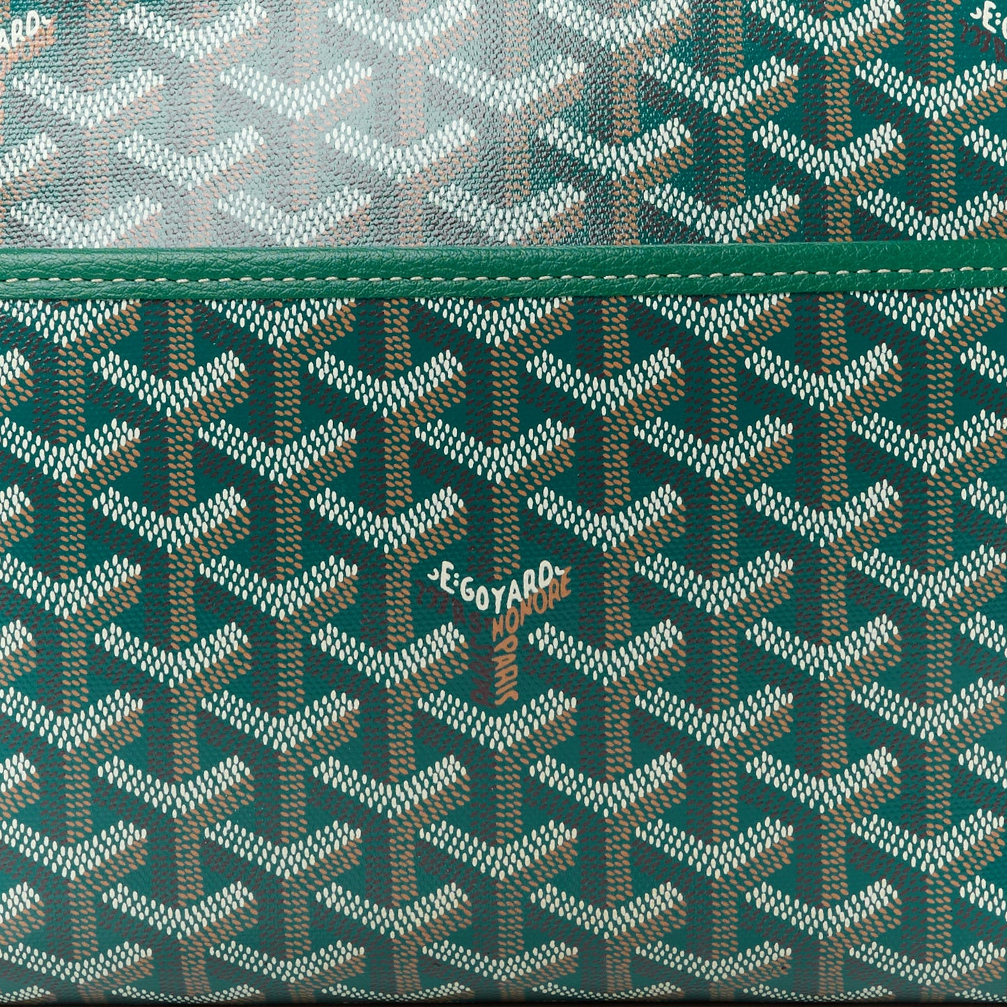 Goyardine Jouvence Toiletry Pouch MM Green